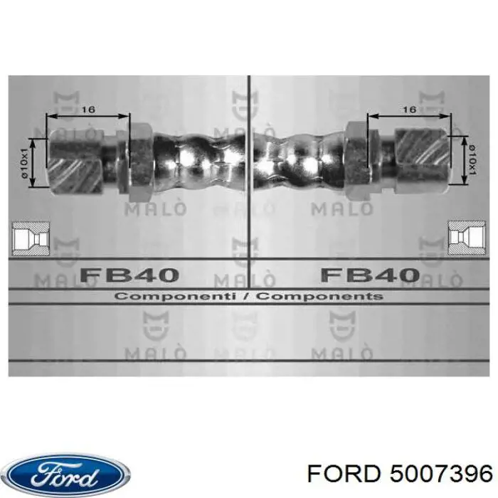 Compre 5007396 Ford Tubo do freio do sistema, enrolamento