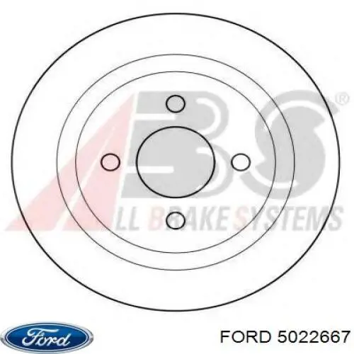 Compre 5022667 Ford Disco do freio traseiro