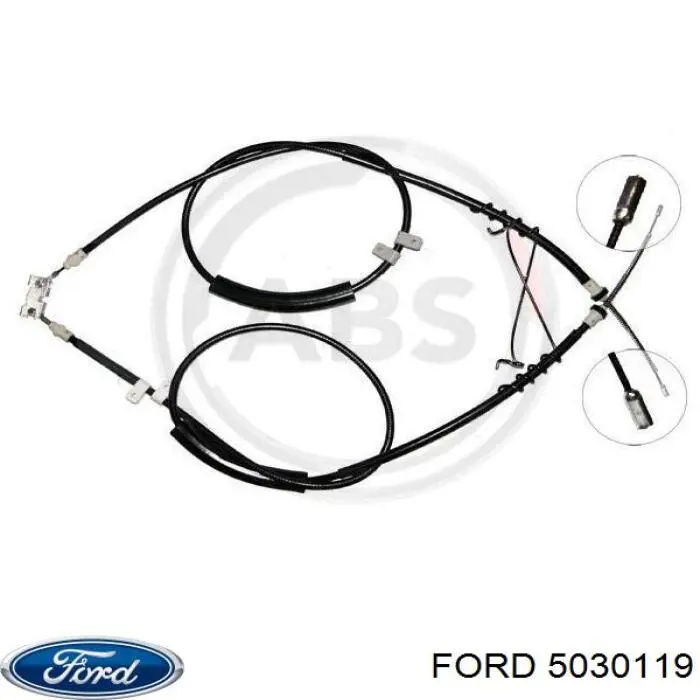 Compre 5030119 Ford Cabo traseiro direito/esquerdo do freio de estacionamento