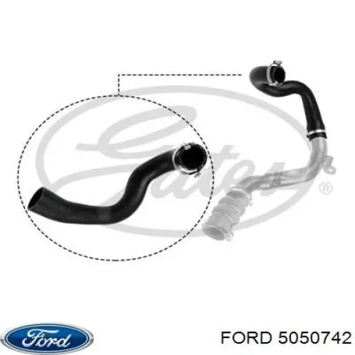5050742 Ford Mangueira (cano derivado) de intercooler