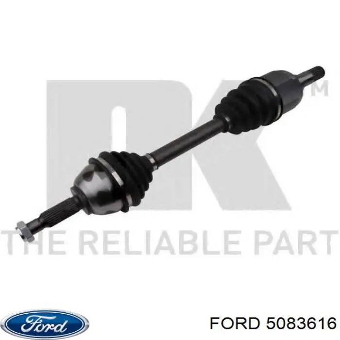 Semieixo (acionador) dianteiro esquerdo Ford 5083616 preço, a partir de 117,68 USD