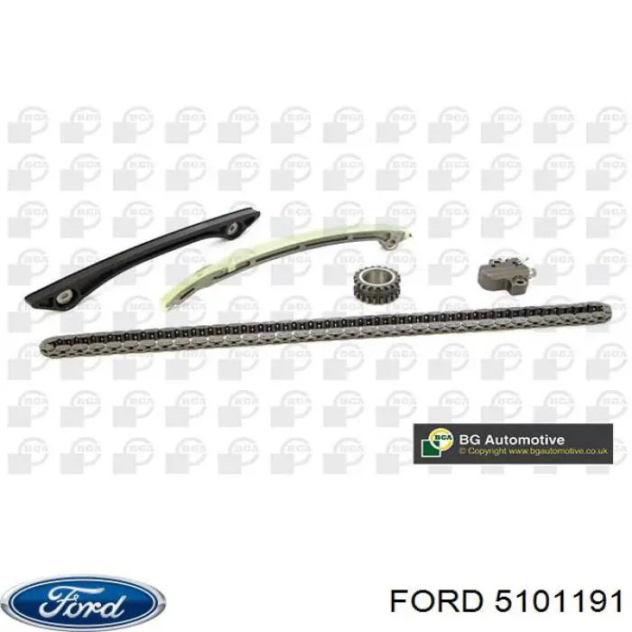 5101191 Ford Amortecedor de cadeia do mecanismo de distribuição de gás, esquerdo
