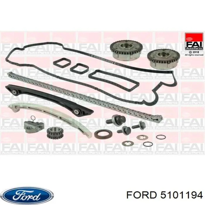Cadeia do mecanismo de distribuição de gás Ford 5101194 preço, a partir de 70,82 USD