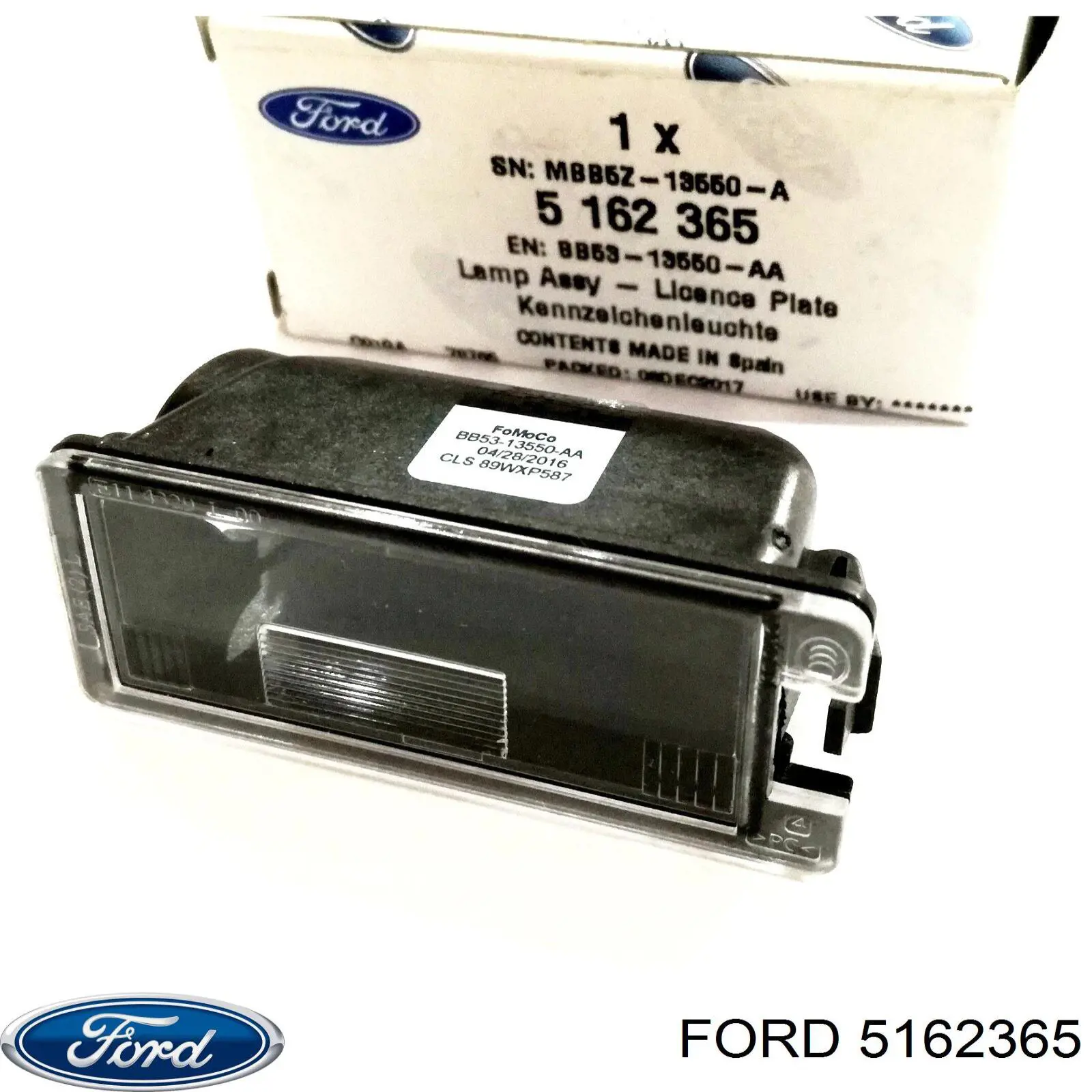 Lanterna da luz de fundo de matrícula traseira Ford 5162365 preço, a partir de 33,11 USD