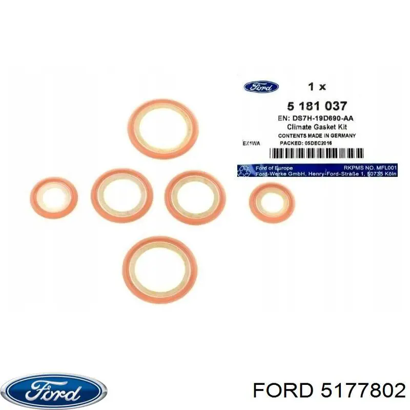 Vedante anular de tubo de aparelho de ar condicionado Ford 5177802 preço, a partir de 52,94 USD