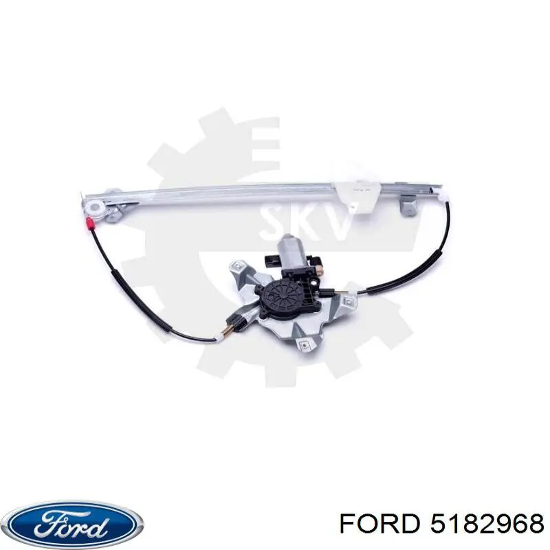 Mecanismo de acionamento de vidro da porta dianteira esquerda Ford 5182968 preço, a partir de 70,89 USD