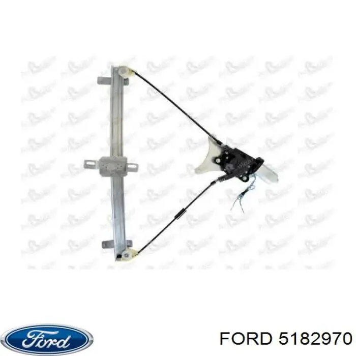 5182970 Ford Mecanismo de acionamento de vidro da porta dianteira esquerda