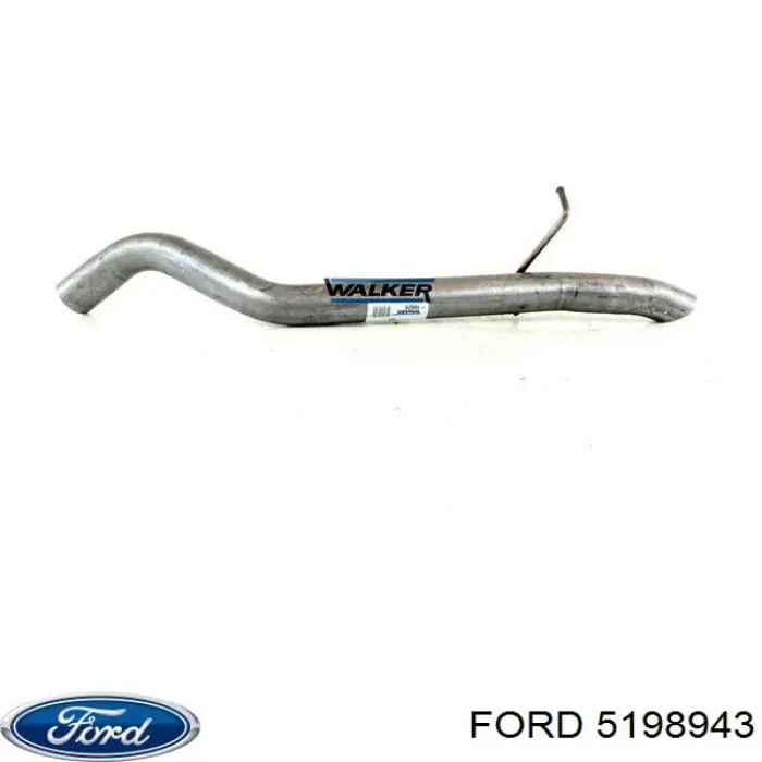 Compre 5198943 Ford Silenciador, parte traseira