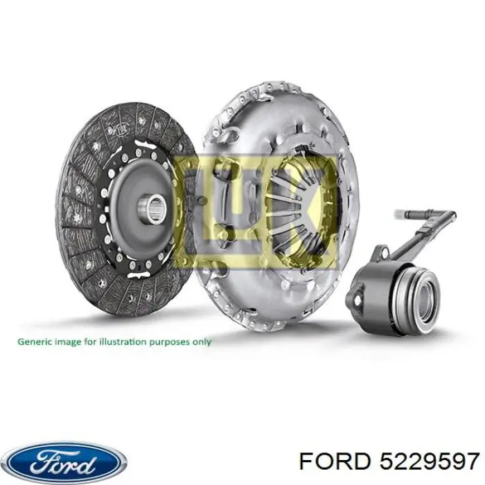 5229597 Ford Kit de embraiagem (3 peças)