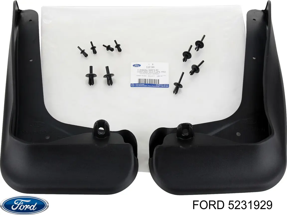 5231929 Ford Protetores de lama dianteiros, kit