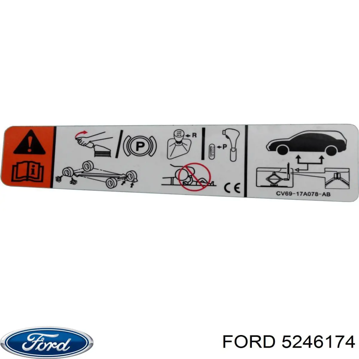 Macaco Ford CJ5C17080AB preço, a partir de 111,50 USD