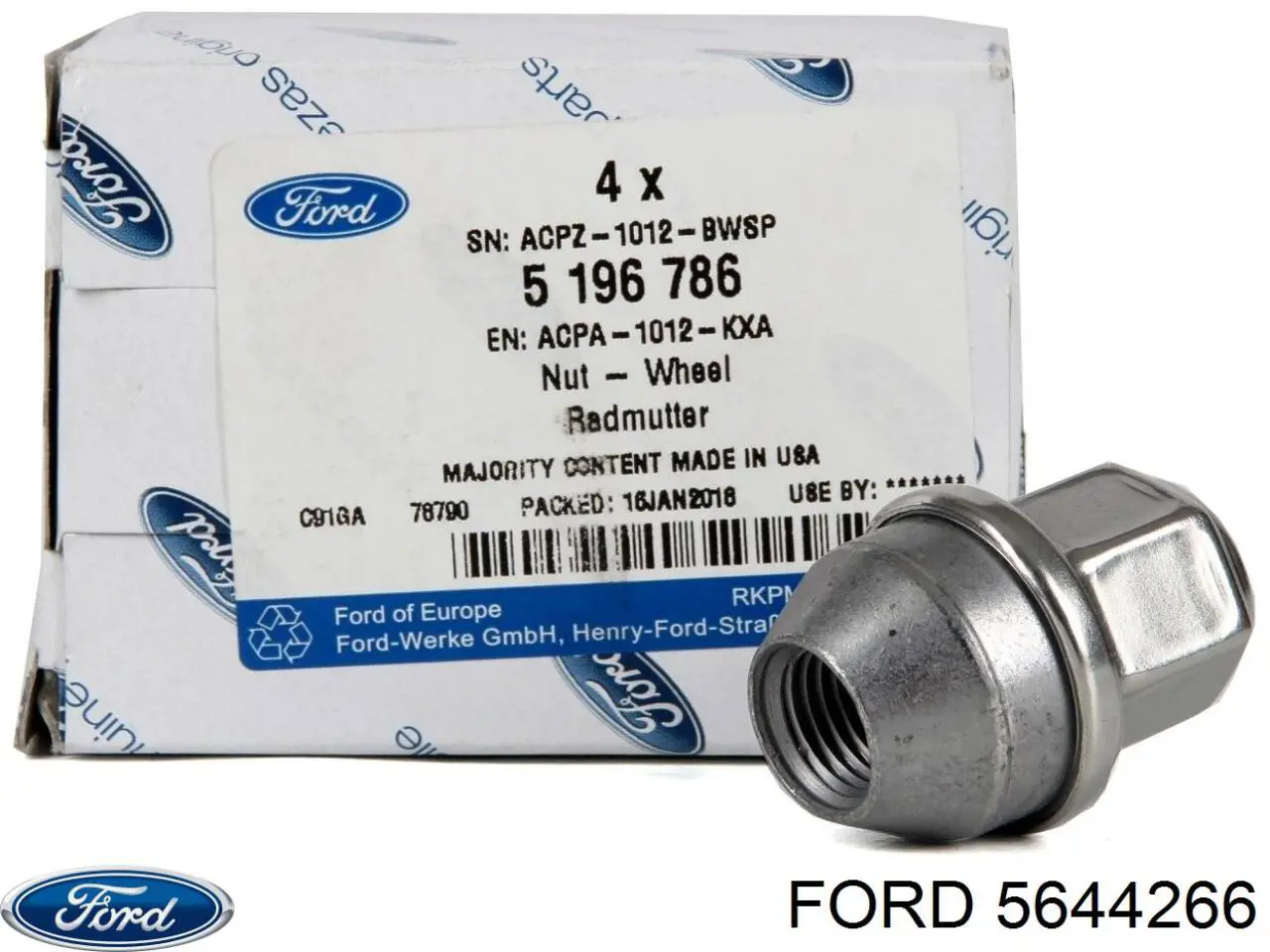 Porca de roda Ford 5644266 preço, a partir de 5,61 USD