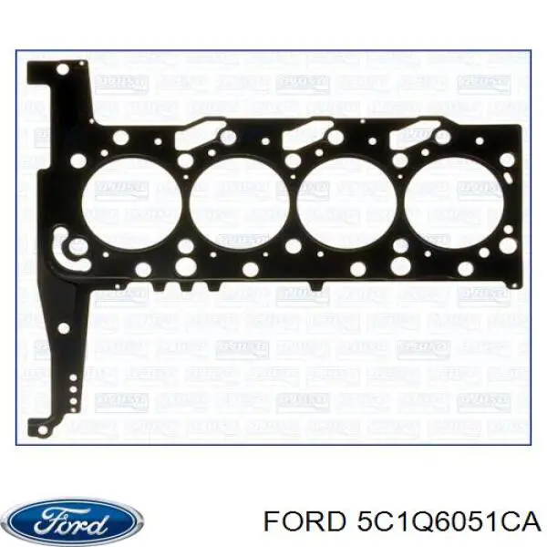 5C1Q6051CA Ford Vedante de cabeça de motor (CBC)