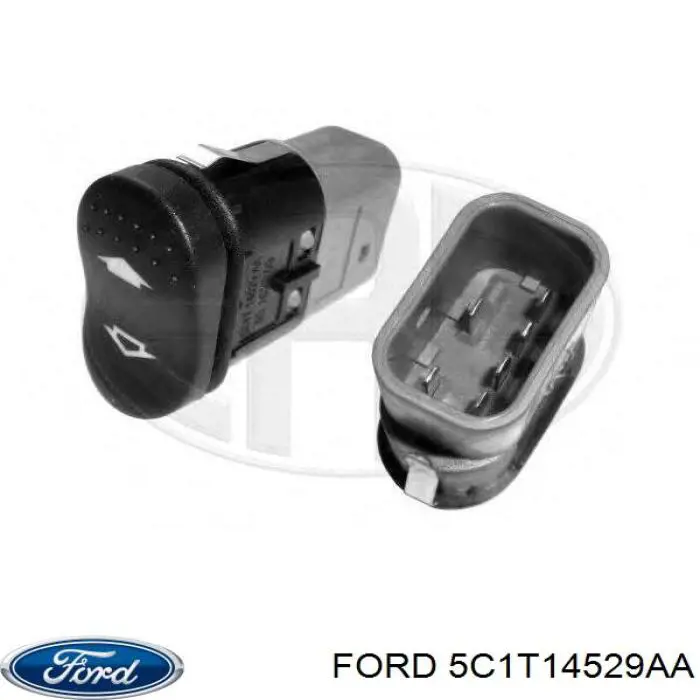 5C1T14529AA Ford Botão dianteiro esquerdo de ativação de motor de acionamento de vidro