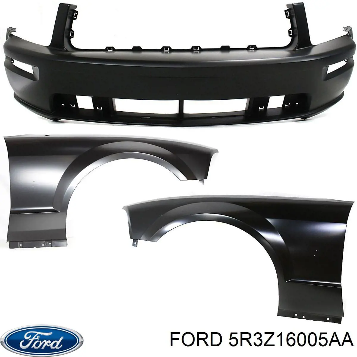 Pára-lama dianteiro direito para Ford Mustang  