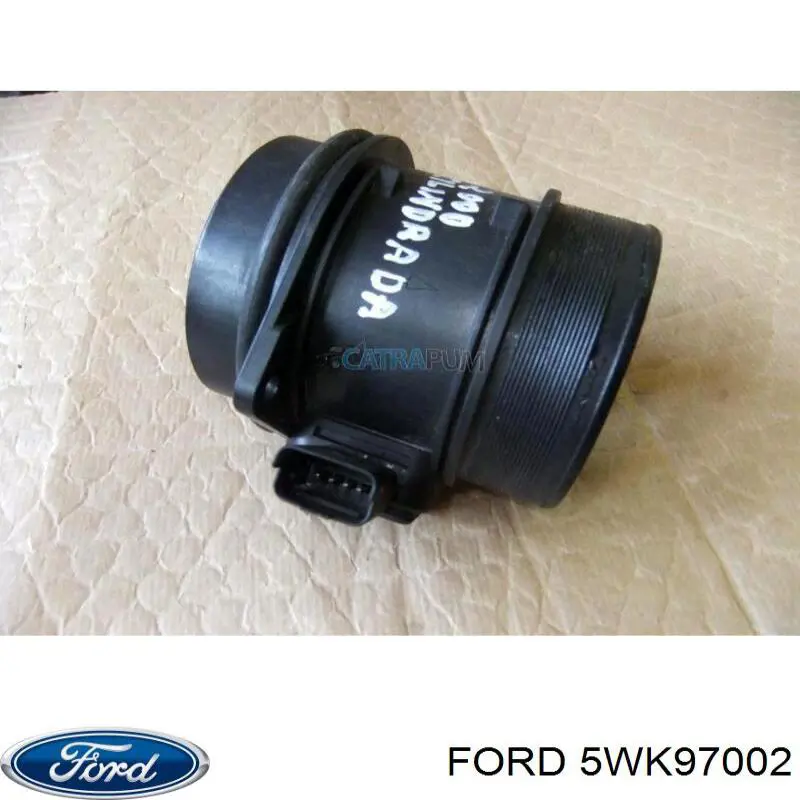Sensor de fluxo (consumo) de ar, medidor de consumo M.A.F. - (Mass Airflow) Ford 5WK97002