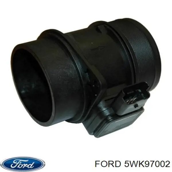 Sensor de fluxo (consumo) de ar, medidor de consumo M.A.F. - (Mass Airflow) 5WK97002 Ford