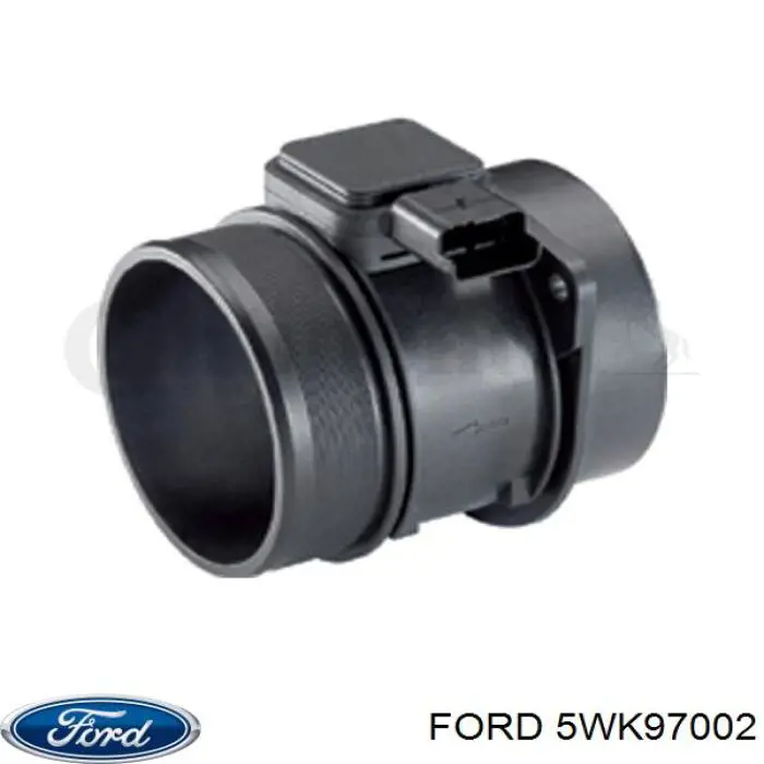 Compre 5WK97002 Ford Sensor de fluxo (consumo) de ar, medidor de consumo M.A.F. - (Mass Airflow)