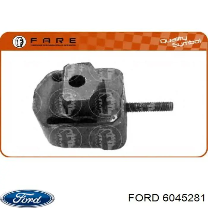 Coxim de transmissão (suporte da caixa de mudança) 6045281 Ford