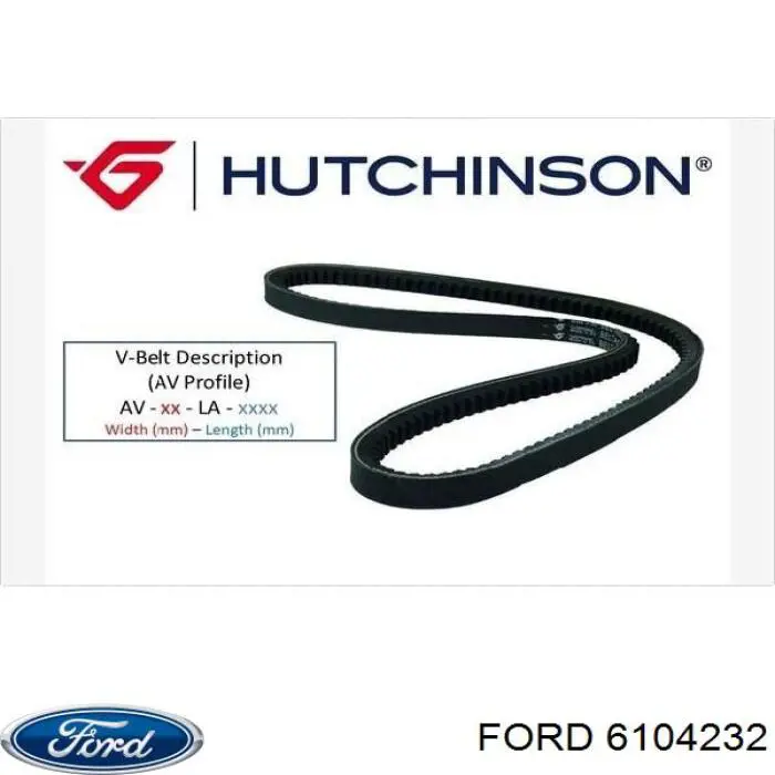 Compre 6104232 Ford Correia dos conjuntos de transmissão