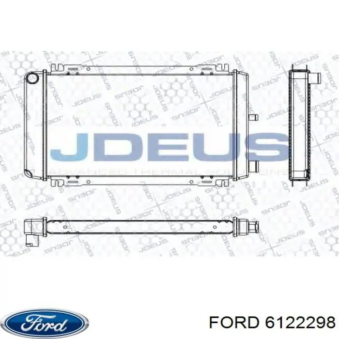 Compre 6122298 Ford Radiador de esfriamento de motor