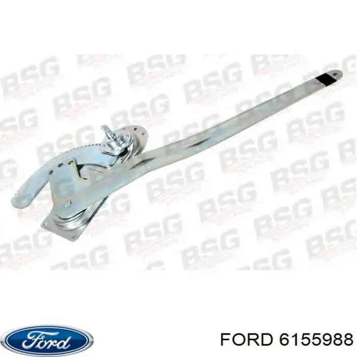 Mecanismo de acionamento de vidro da porta dianteira direita Ford Transit IV T