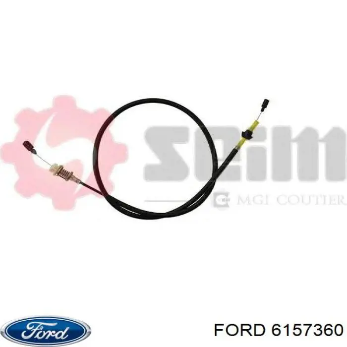 Compre 6157360 Ford Cabo/pedal de gás (de acelerador)