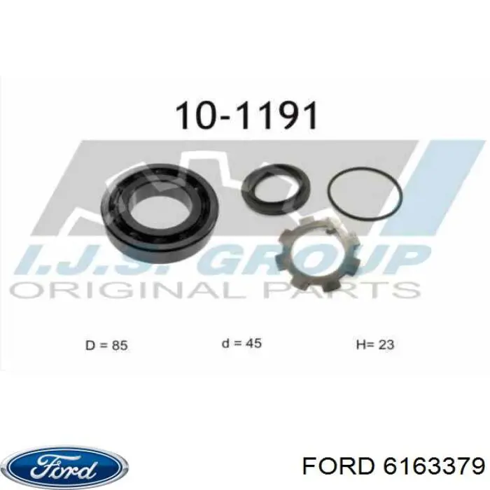 Rolamento de cubo traseiro Ford 6163379 preço, a partir de 36,52 USD