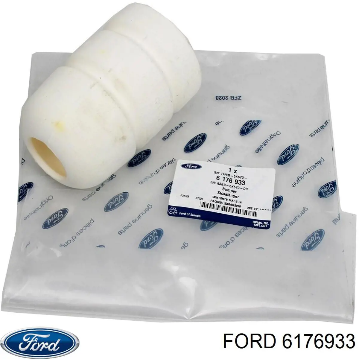 Compre 6176933 Ford Pára-choque (grade de proteção) de amortecedor traseiro