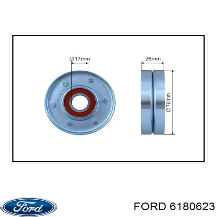 Reguladora de tensão da correia de transmissão Ford 6180623 preço, a partir de 20,45 USD