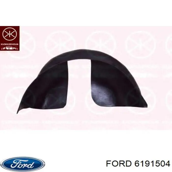 Guarda-barras direito do pára-lama dianteiro para Ford Sierra II GBG, GB4