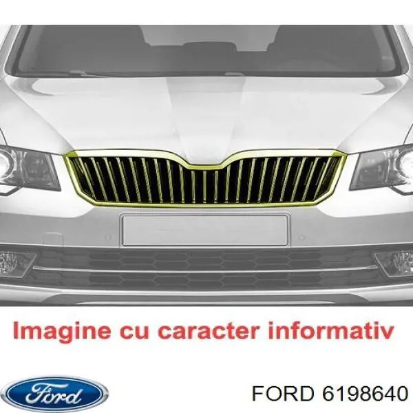 Grelha do radiador Ford 6198640 preço, a partir de 8,91 USD