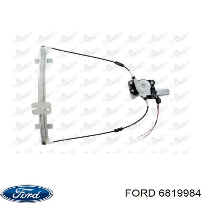 6819984 Ford Mecanismo de acionamento de vidro da porta dianteira direita