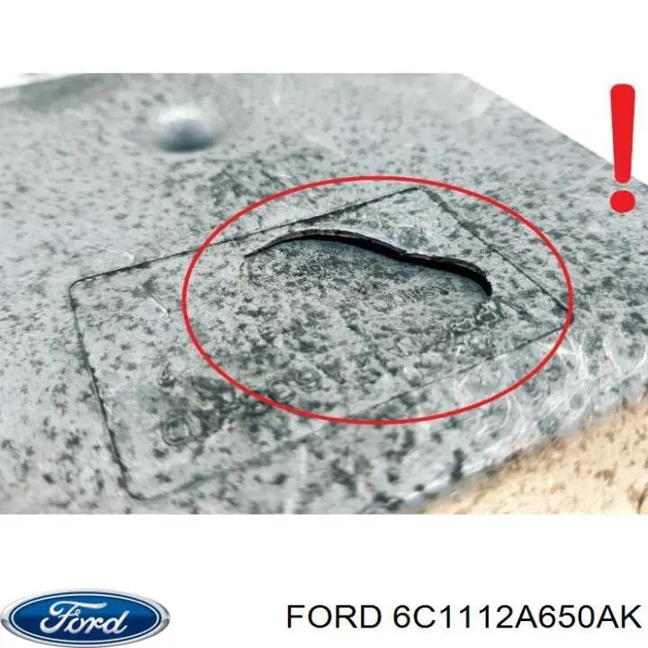 Compre 6C1112A650AK Ford Módulo de direção (Centralina eletrônica) de motor