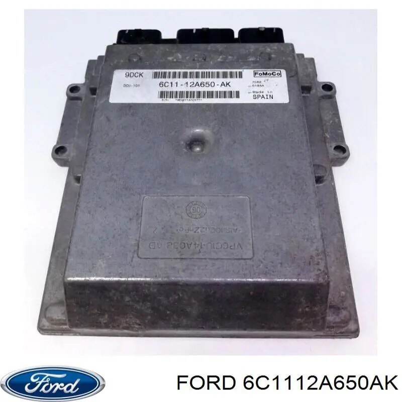 Módulo de direção (Centralina eletrônica) de motor 6C1112A650AK Ford