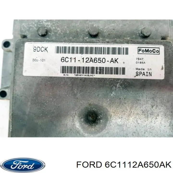 Módulo de direção (Centralina eletrônica) de motor Ford 6C1112A650AK