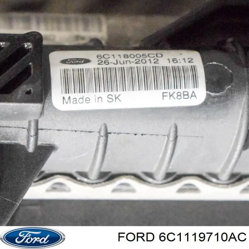 Radiador de aparelho de ar condicionado Ford 6C1119710AC preço, a partir de 80,16 USD