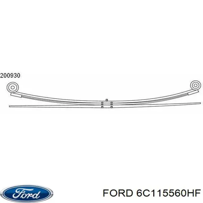 Compre 1788917 Ford Suspensão de lâminas traseiro