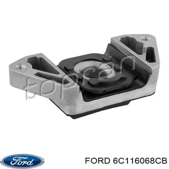 Compre 6C116068CB Ford Coxim de transmissão (suporte da caixa de mudança)