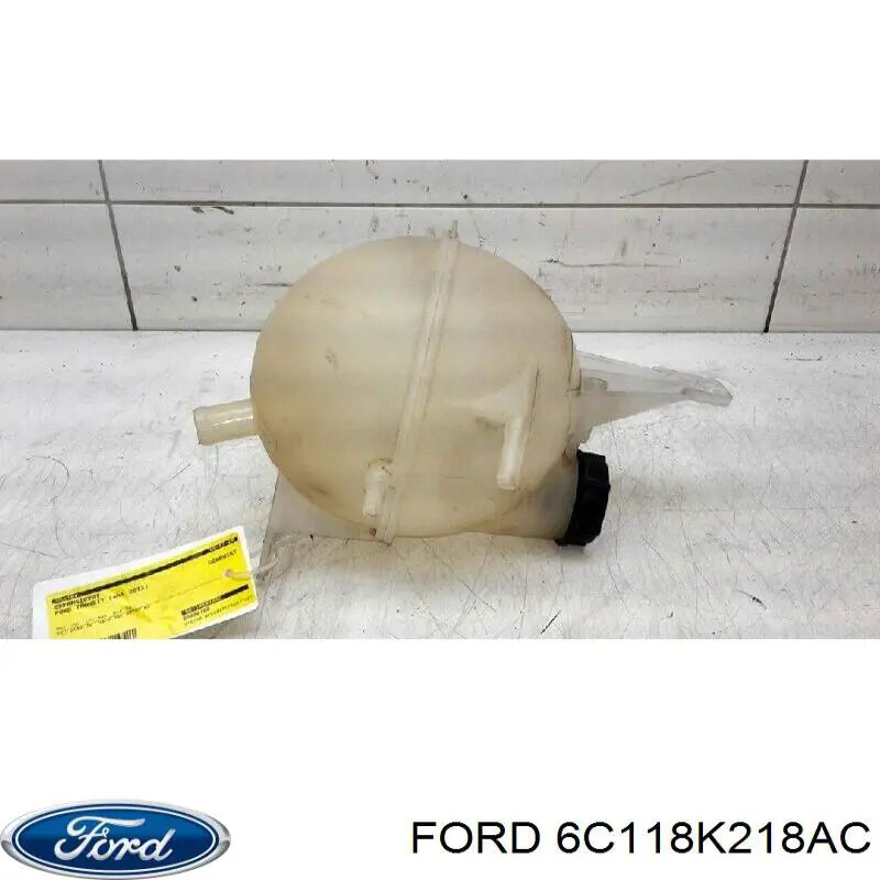 6C118K218AC Ford Tanque de expansão do sistema de esfriamento