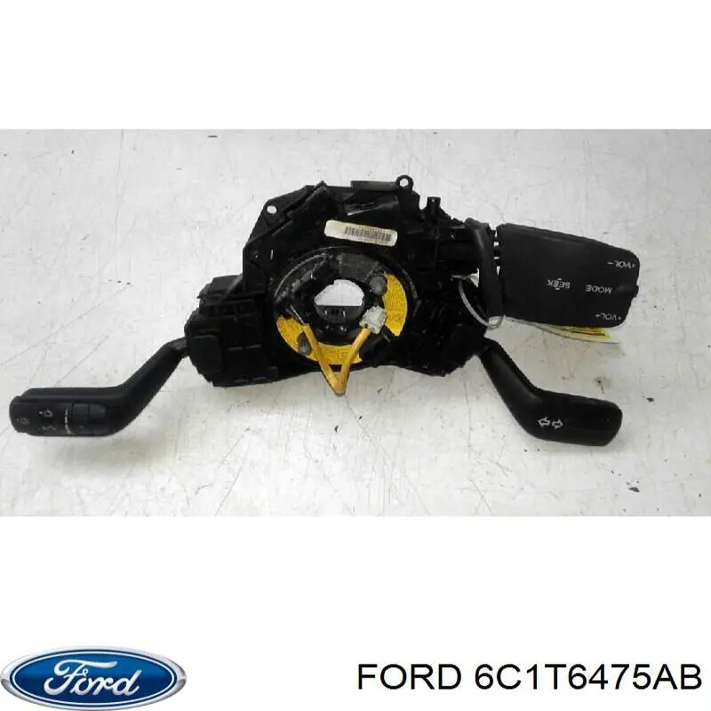 1379760 Ford Comutador instalado na coluna da direção, parte central