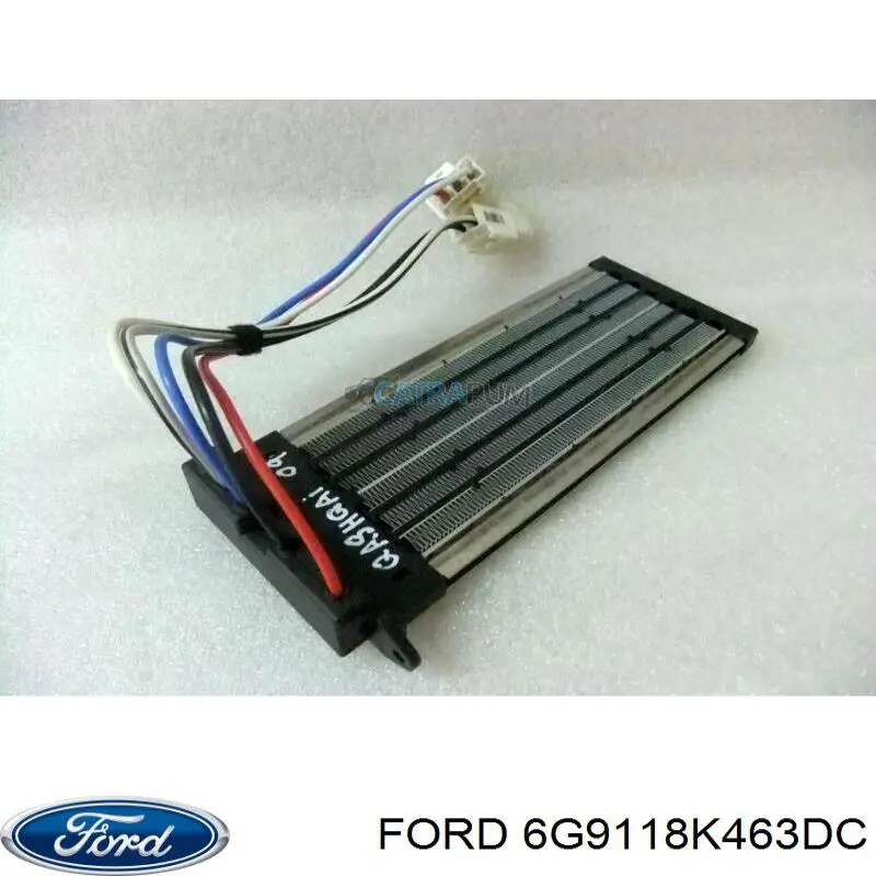 6G9118K463DA Ford Aquecedor elétrico de ar do sistema de calefacção de salão