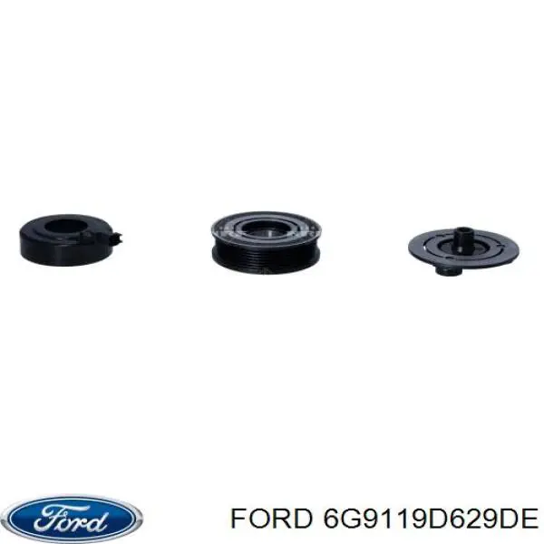 Compressor de aparelho de ar condicionado Ford 6G9119D629DE preço, a partir de 137,91 USD