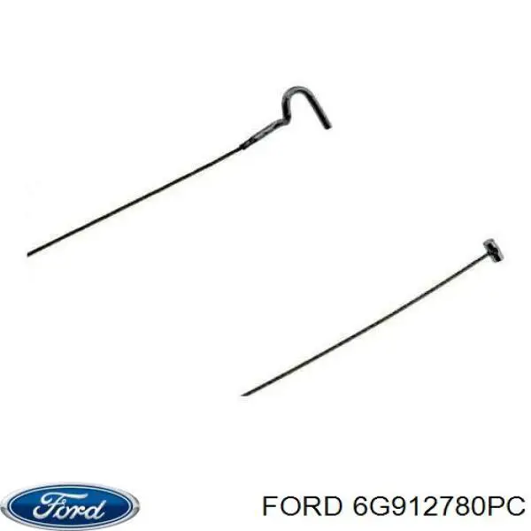 6G912780PC Ford Cabo do freio de estacionamento dianteiro