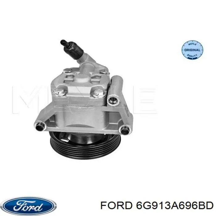 6G913A696BD Ford Bomba da Direção hidrâulica assistida