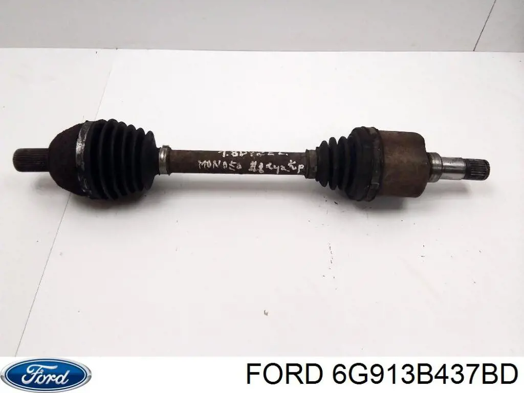 6G913B437BD Ford Semieixo (acionador) dianteiro esquerdo