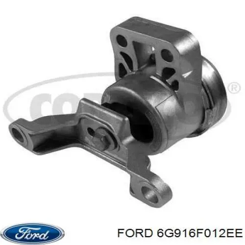 6G916F012EE Ford Coxim (suporte) direito de motor