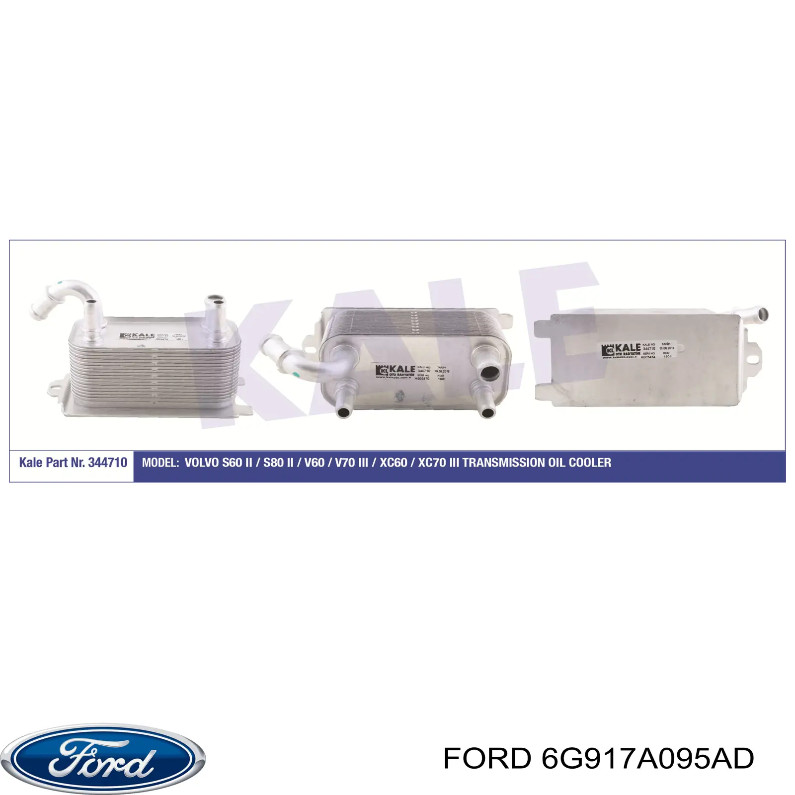 Radiador de óleo Ford 6G917A095AD preço, a partir de 55,17 USD