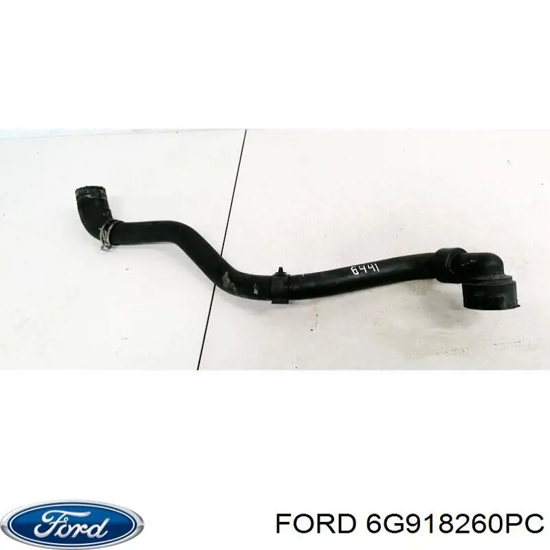 6G918260PC Ford Mangueira (cano derivado) do radiador de esfriamento superior