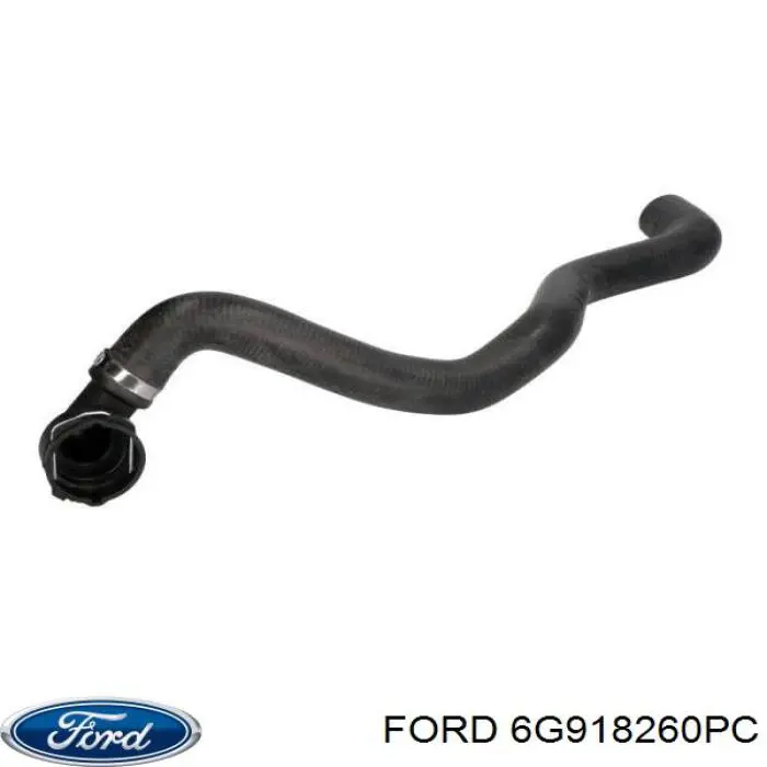 Mangueira (cano derivado) do radiador de esfriamento superior Ford 6G918260PC preço, a partir de 22,63 USD